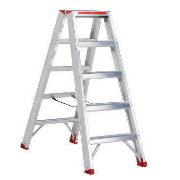 Altrex Sierra beidseitig begehbare Stufenstehleiter SDO 5 Stufen ohne Bügel 1 Stück - Bild-Darstellung des Produktes 1