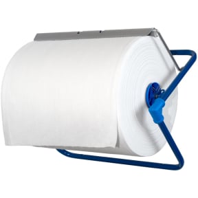 profix® Rollenhalter zur Wandmontage – Metall, blau lackiert