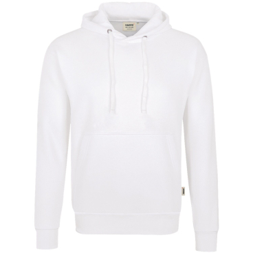 Hakro Kapuzen-Sweatshirt PREMIUM 601, unisex, 70% Baumwolle, 300 g/m², weiß Farbe: weiß, Größe: S - Bild-Darstellung des Produktes 1