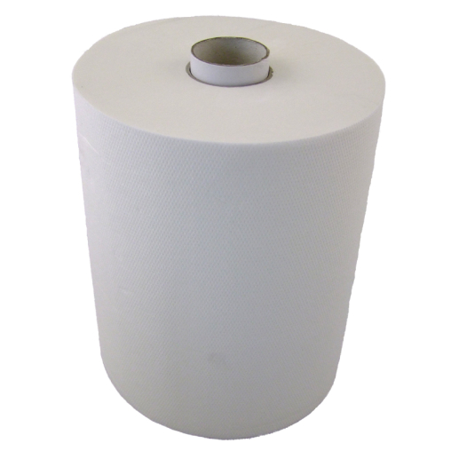 Rollenhandtuchpapier, 2-lagig, hochweiß
