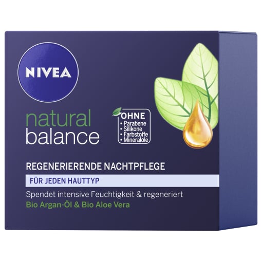 NIVEA Face Natural Balance Regenerierende Nachtpflege