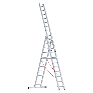 Euroline Premium 307 Mehrzweckleiter 3x11 Sprossen 1 Stück - Bild-Darstellung des Produktes 1
