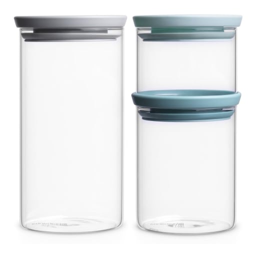 Brabantia stapelbares Glasbehälter-Set
