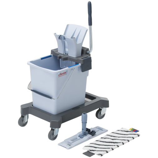 Vileda Prof UltraSpeed Pro Starter Set Einfacheimer MicroPlus