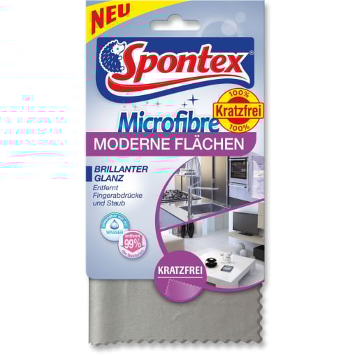 Spontex Microfibre Moderne Flächen Mikrofasertuch