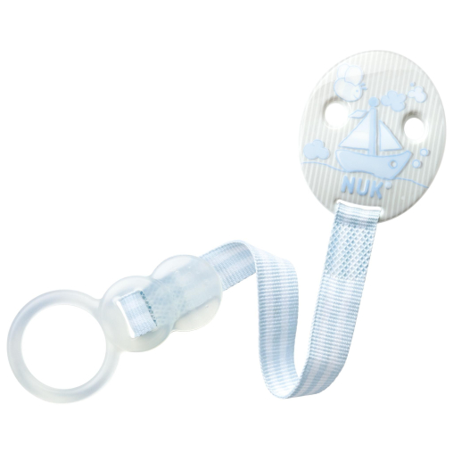 NUK Baby Blue Schnullerband Duo