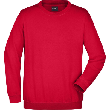 ruNNex Sweatshirt Heavy JN040 – Unisex, 80% Baumwolle, 300 g/m², rot M - Bild-Darstellung des Produktes 1