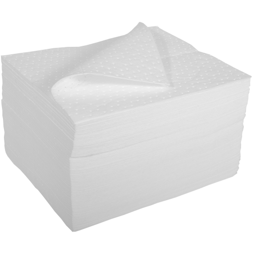 Sorbent Öl-absorbierende Tücher, perforiert, Einzeltücher