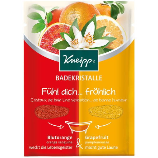 Kneipp® Badekristalle Fühl dich..fröhlich-Blutorange & Grapefruit
