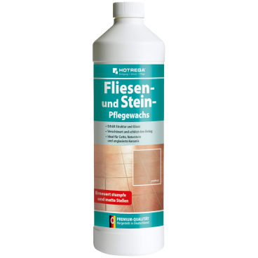 HOTREGA Fliesen- und Stein-Pflegewachs 1000 ml - Flasche - Bild-Darstellung des Produktes 1