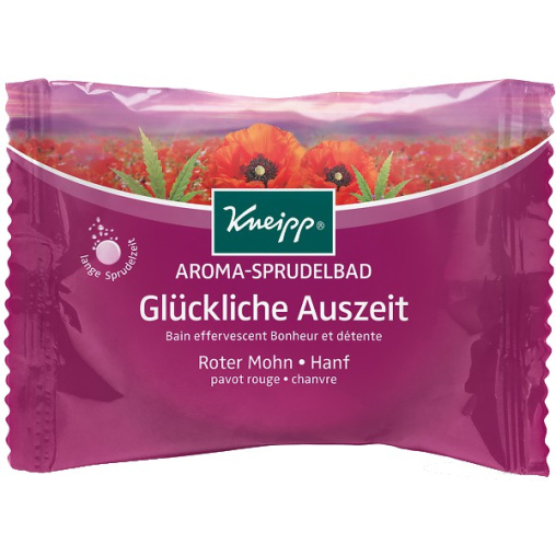Kneipp® Aroma-Sprudelbad Glückliche Auszeit - Roter Mohn & Hanf