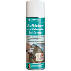 HOTREGA® GmbH HOTREGA Aufkleber- und Klebereste-Entferner, Spezialreiniger zur mühelosen Entfernung sämtlicher Klebstoffarten, 300 ml - Sprühdose H230054