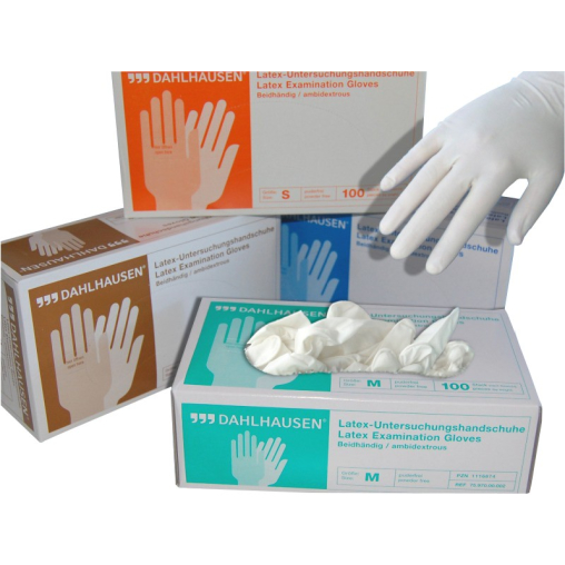 Dahlhausen Latex-Einmalhandschuhe