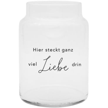 Eulenschnitt Glasvase, breite gepunktete Vase aus Glas, vielseitig als Blumenvase oder Kerzenglas, schöne Geschenkidee. gl-111-ve - Bild-Darstellung des Produktes 1