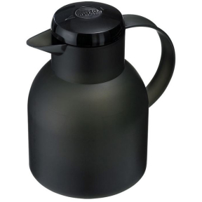 EMSA SAMBA Isolierkanne, 1 Liter – Farbe: schwarz transluzent