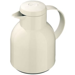 EMSA SAMBA Isolierkanne, 1 Liter – Farbe: weiß
