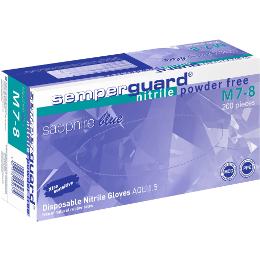 Semperguard® Einmalhandschuhe Sapphire blue, Großpackung