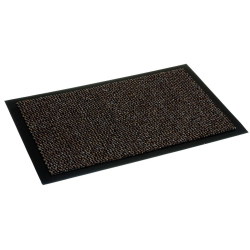 Otto-Golze & Söhne GmbH ASTRA SAPHIR Türmatte, 90 x 150 cm, Fußmatte aus Polypropylen für den Innenbereich, Farbe: braun-meliert 617019060