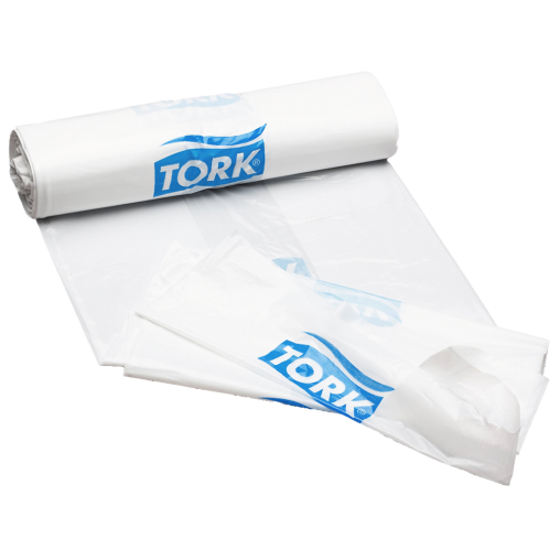 Tork Abfallsäcke Mini 20 Liter, weiß,