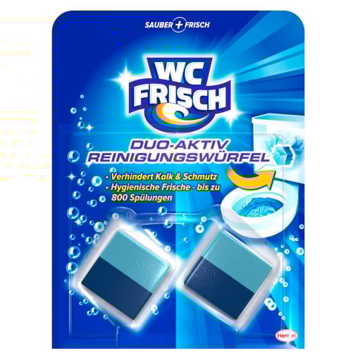 WC Frisch Duo-Aktiv Reinigungswürfel für Wasserkästen