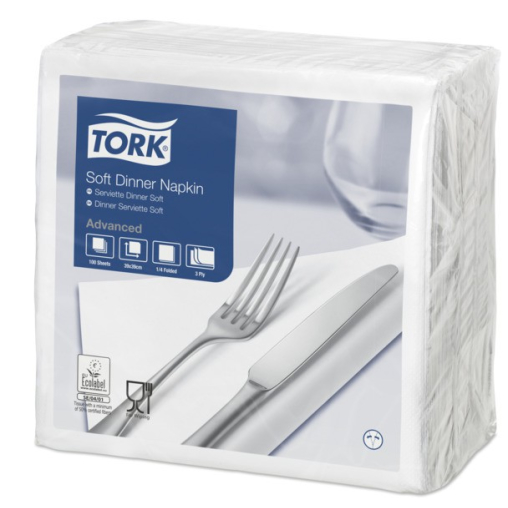Tork Soft Dinner Servietten, 39 x 39 cm