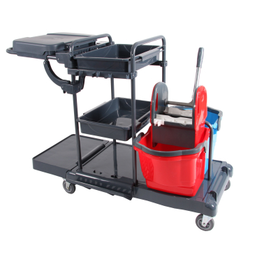 Floorstar 1 BASIC Reinigungswagen Maße (B x L x H): 62,5 x 133 x 102 cm - Bild-Darstellung des Produktes 1