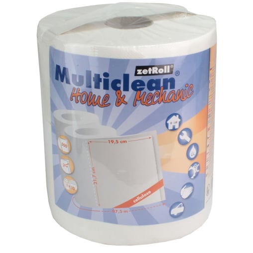 Multiclean -Home & Mechanic- Großrolle, weiß
