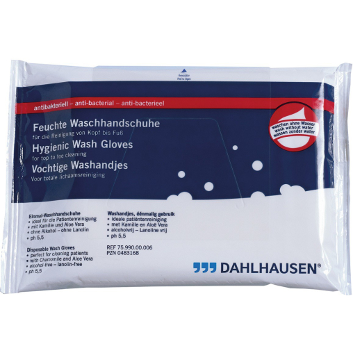 Dahlhausen feuchter Waschhandschuhe antibakteriell
