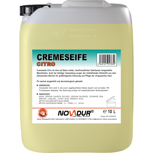 NOVADUR Cremeseife CITRO