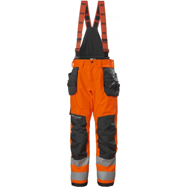 Helly Hansen ALNA 2.0 Warnschutz-Regen-Handwerkerhose, HellyTech 15.000 mm, EN ISO 20471 Kl.2, Orange/Schwarz, Gr. C54 C54 - Bild-Darstellung des Produktes 1