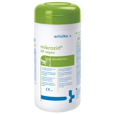 Schülke mikrozid® AF wipes Desinfektionstücher 1 Spenderdose = 150 Tücher (14 x 18 cm) - Bild-Darstellung des Produktes 1