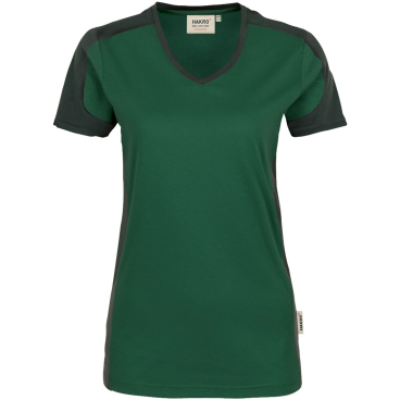 Hakro Damen V-Shirt CON­TRAST PERFORMANCE – MikraLinar 160 g/m², femininer V-Ausschnitt L - Bild-Darstellung des Produktes 1