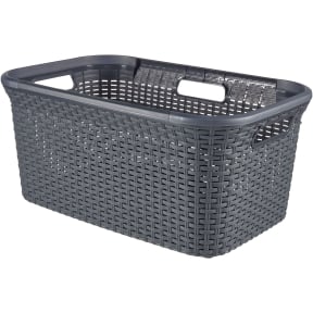 CURVER STYLE Wäschekorb, 45 Liter – Farbe: anthrazit