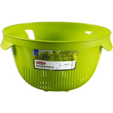 CURVER ESSENTIALS Seiher mit Griffen, 3 Liter Farbe: limone - Bild-Darstellung des Produktes 1