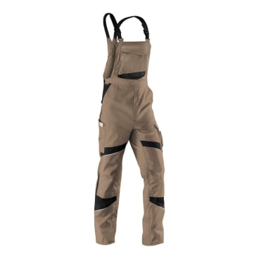 Kübler Latzhose ACTIVIQ mit CORDURA-Verstärkungen – ergonomisch, EN 14404 zertifiziert Farbe: khaki/schwarz, Größe: 52 - Bild-Darstellung des Produktes 1