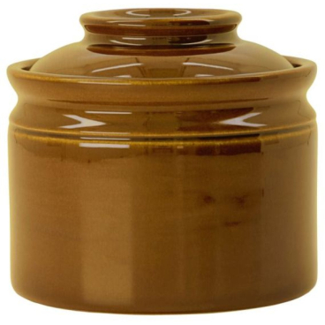 Nicolas Vahé Barn Salzdose, glasiertes Steinzeug, Mokka. mokka - Bild-Darstellung des Produktes 1