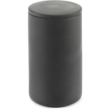 SERAX Cose Aufbewahrungsdose rund mit Deckel, Porzellan, entworfen von Bertrand Lejoly. dunkelgrau - Bild-Darstellung des Produktes 1