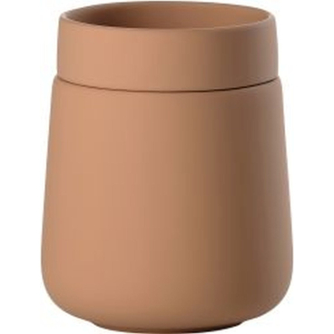 ZONE Denmark Nova One Küchenbehälter aus Steingut mit Deckel – minimalistisches Design, in mehreren Farben erhältlich. mandarine - Bild-Darstellung des Produktes 1