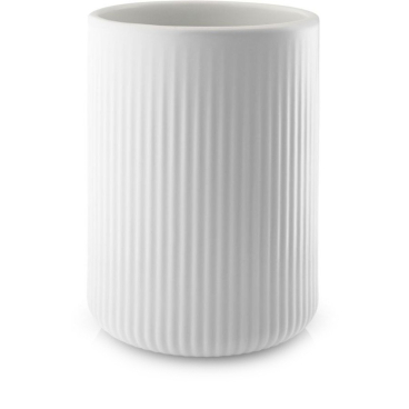 Eva Solo Legio Nova Utensilienhalter, Porzellan, Ø 11,5 cm, H 15,5 cm, weiß, spülmaschinenfest. Ø 11,5 cm - Höhe 15,5 cm - Bild-Darstellung des Produktes 1