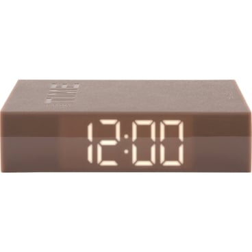 Karlsson Book LED Tischwecker, warm grey. warm grey - Bild-Darstellung des Produktes 1