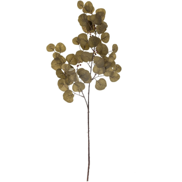 Bloomingville Eukalyptus-Kunstblume, 86 cm – PE-Blätter und Metallstiel, lebensecht wirkend. Ø 29 cm - Höhe 86 cm - Bild-Darstellung des Produktes 1