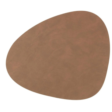 Lind DNA Curve Nupo, großes Tischset aus recyceltem Leder und Naturkautschuk, wasser- und schmutzabweisend. 37x44 cm - Bild-Darstellung des Produktes 1