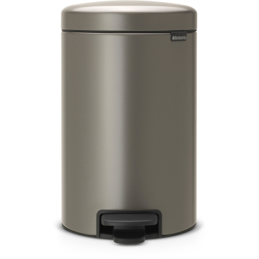 Brabantia NEWICON Tretmülleimer, 12 Liter Farbe: Platinum - Bild-Darstellung des Produktes 1