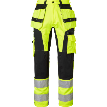 TOP SWEDE 236 Handwerker Hose, Unisex, Fluoreszierendes gelb/schwarz 1 Stück, Größe: D104 - Bild-Darstellung des Produktes 1