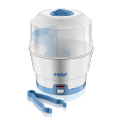 reer GmbH reer VapoMar Vaporisator, Schnelle Desinfektion in nur 10 Minuten, 1 x Vaporisator mit herausnehmbarem Korbeinsatz & 1 x Greifzange 36020