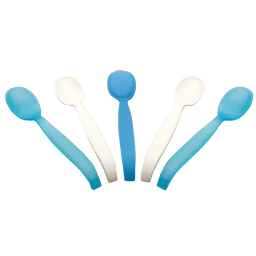 reer Fütterungslöffel, Farbe: blau & weiß