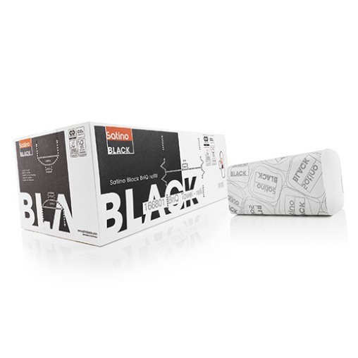 SATINO Black BriQ Handtuchpapier, 21 x 24 cm
