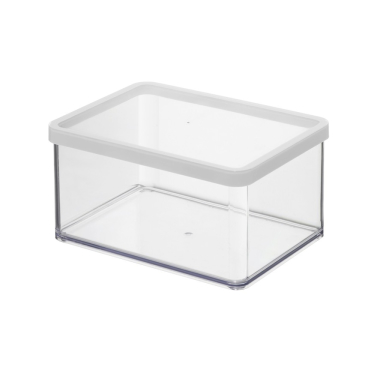 Rotho LOFT Premium Dose, 2,25 Liter Farbe: transparent / weiße Dichtung - Bild-Darstellung des Produktes 1