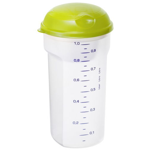 Rotho TAKE & SHAKE Salat/ Saucen Shaker, 1 Liter