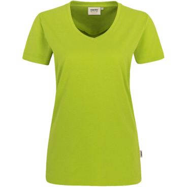 HAKRO Damen V-Shirt PERFORMANCE 181 – MikraLinar, taillierter Schnitt, ISO 15797 XS - Bild-Darstellung des Produktes 1